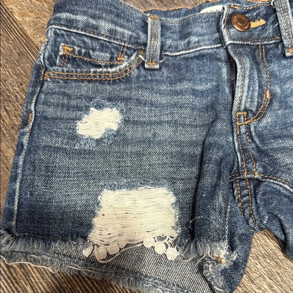 Old Navy Blue Jean Distressed Shorts